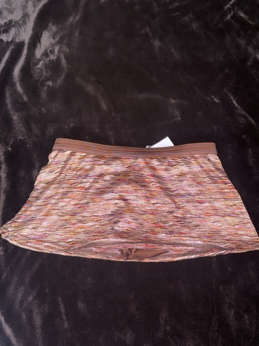 Old Navy Multicolor Wavy Knit Mini Skirt